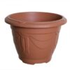 Terracotta Round Venetian Planter by Whitefurze, 58cm