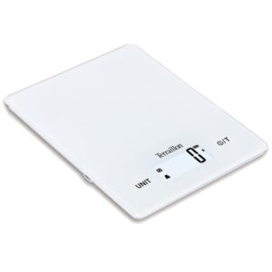 TERRAILLON USB Rechargeable Bathroom Scale with Modern Design, 180g Capacity