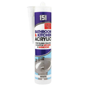 The "151 Bathroom & Kitchen Acrylic Sealant Cartridge 450g - Case of 12" is a bulk package of sealant cartridges designed for use in bathrooms and kitchens. Each cartridge...