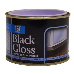 The 151 Black Gloss Non-Drip Paint in a 180ml size is a type of paint designed for easy application without the mess typically associated with more liquid paints. The "non-drip"...