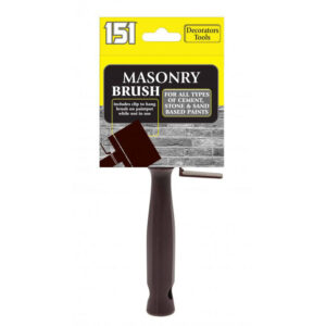 The "151 Decorators Tools Masonry Paint Brush" is a tool specifically designed for applying paint to masonry surfaces, such as brick, stone, and concrete. Masonry paint brushes...