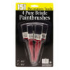 The "151 Decorators Tools Pure Bristle Paintbrushes 4 Pack" is a product that consists of a set of four paintbrushes. These brushes are designed for painting and decorating...