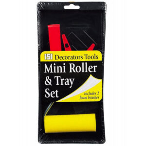 The 151 Products Mini Roller and Tray Set is a painting kit designed for small-scale painting projects or touch-ups. Typically, it includes a mini roller and a tray, making it...