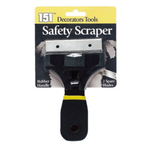 The 151 Safety Scraper is a tool commonly used for scraping off adhesives, paint, stickers, and other materials from surfaces like glass, tiles, and metal. It typically features...