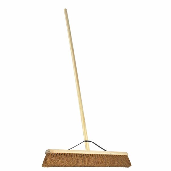 The "18" Soft Coco Garden Wooden Broom Brush B18S A" appears to be a type of broom designed for outdoor use, such as in gardens or patios. The "18" likely refers to the width of...