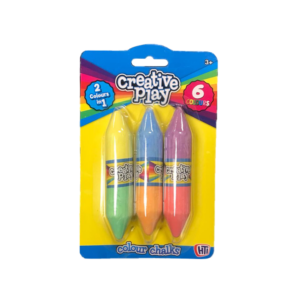 The "2 in 1 Coloured Chalks Pack of 3" with the product code 1376577 is likely a set of chalks that come in a package containing three pieces. The "2 in 1" description suggests...