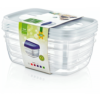 The 3Pc Trend Rectangular Food Storage Container Saver set includes three containers, each with a capacity of 1.2 liters. These containers are designed for storing food...