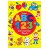 The "ABC 123 Colouring Book" is a children's activity book designed to make learning fun and engaging. It typically includes pages with letters of the alphabet (ABC) and numbers...