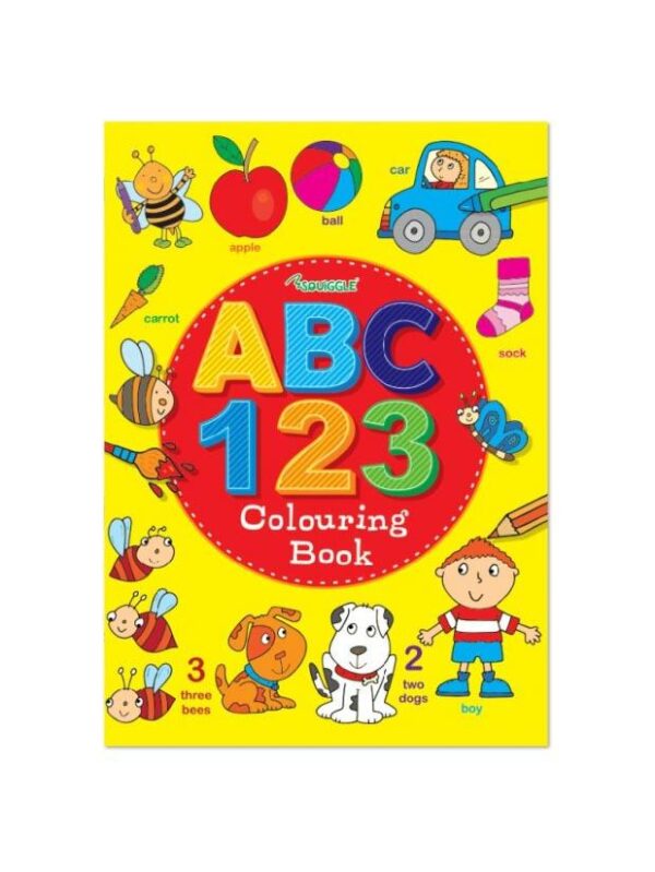 The "ABC 123 Colouring Book" is a children's activity book designed to make learning fun and engaging. It typically includes pages with letters of the alphabet (ABC) and numbers...