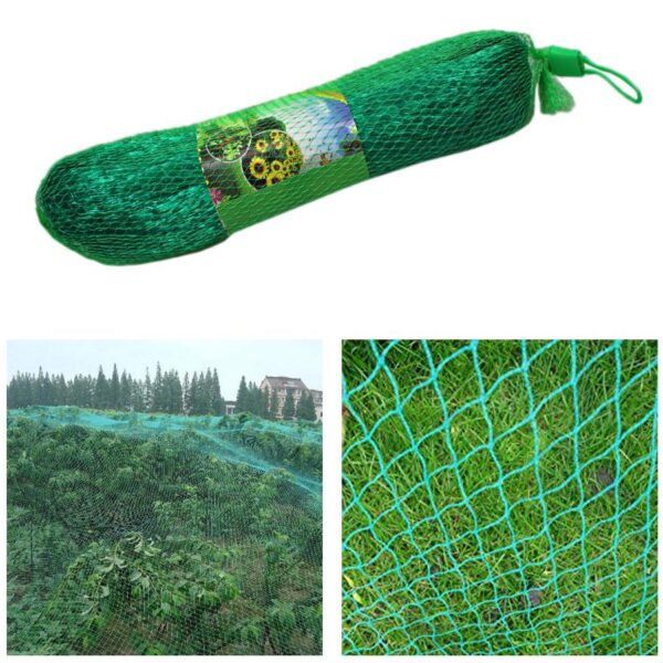 The "Anti Bird Net Garden Netting" is designed for outdoor use to protect gardens and ponds from birds. The netting measures 2 meters by 10 meters, providing a substantial...