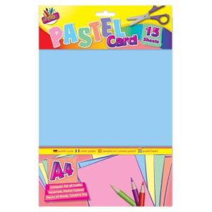 The "Artbox A4 Pastel Card 15 Sheets - Case of 12" likely refers to a wholesale or bulk package of pastel-colored cardstock paper. Each case contains 12 packs, and each pack...