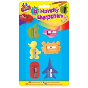 The Artbox Fun Novelty Sharpeners 6 Pack is likely a set of pencil sharpeners featuring creative and fun designs. These sharpeners are intended to add a touch of novelty and...