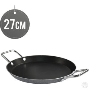 The ASHLEY Non Stick Paella Pan STB0042 STK27 is a cooking pan designed for making paella, a traditional Spanish dish. With a diameter of 27 cm, this pan is suitable for...