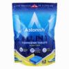 The Astonish All in 1 Dishwasher 5 in 1 Tablets in Lemon Fresh scent come in a pack of 42. These tablets are designed to provide multiple cleaning actions in one, making...