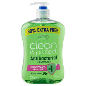 The Astonish Antibacterial Handwash Clean & Protect with Aloe Vera is a liquid hand soap designed to effectively clean hands while offering antibacterial protection. The...