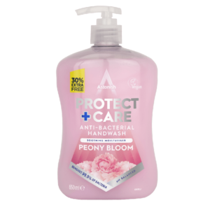 The Astonish Antibacterial Handwash in Peony Bloom scent is a liquid handwash designed to kill bacteria and keep your hands clean and fresh. Each bottle contains 650ml of...