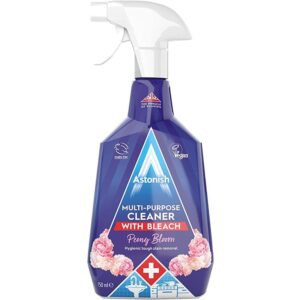 The Astonish Multi Purpose Cleaner with Bleach is a cleaning product that comes in a 750ml bottle. It is designed for a variety of cleaning tasks around the home or workplace,...