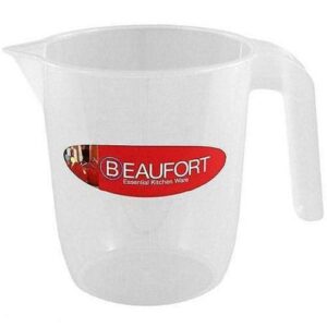 The "Beaufort Ultimate Measuring Jug 2 Litre Clear - Case of 12" likely refers to a bulk purchase of measuring jugs. Each jug has a capacity of 2 liters and is made of clear...