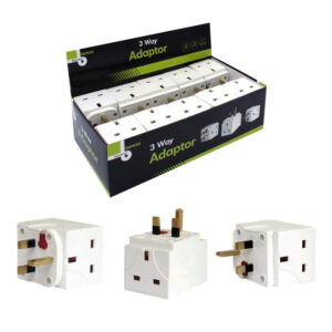 The Benross Mains 3 Way Adapter is a convenient electrical accessory that allows you to plug three devices into a single power outlet. With a 13A fuse, it provides a level of...