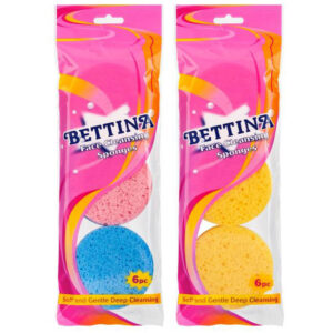 The Bettina Face Cleansing Sponges 6 Pack typically includes six sponges designed for facial cleansing. These sponges are often used to gently exfoliate the skin, remove makeup,...