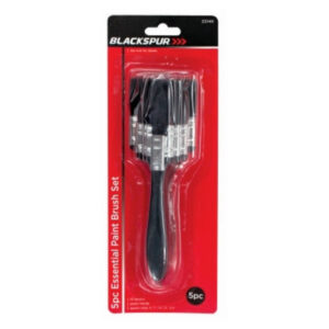 The Blackspur Paint Brush Set 5 Pack is a collection of paint brushes typically used for various painting projects. Such sets usually include brushes of different sizes and...