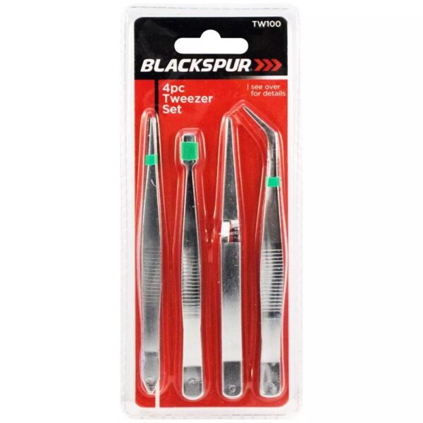 The Blackspur Tweezer Set typically includes a variety of precision tweezers designed for different tasks. These sets usually come with tweezers made from durable materials such...