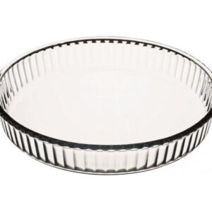 The Borcam Fluted Round Flan Cheesecake Dish is a glass dish designed for baking and serving various desserts like flans or cheesecakes. With a capacity of 1.72 liters, it is...