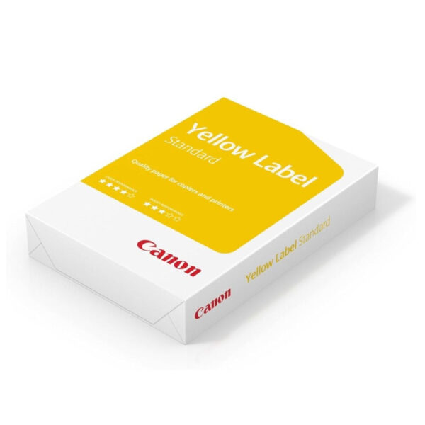 The Canon A4 Yellow Label White Copy Paper is a type of office paper commonly used for printing and copying. It typically comes in a ream of approximately 500 sheets. This paper...