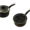 The Chips Pan with Frying Basket 9" Black CPB9 is a cookware item designed for frying food, particularly chips or fries. It typically includes a pan and a matching frying...