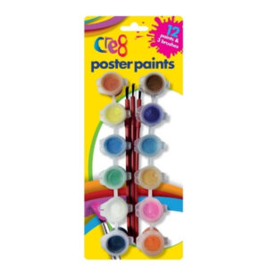 The Cre8 Poster Paints set is a fun and creative product designed for children. It includes 12 vibrant colors, providing a wide range of options for artistic expression. Each...