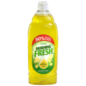 The Cussons Morning Fresh Washing Up Liquid in Lemon Fresh scent is a dishwashing liquid designed to effectively clean dishes and cut through grease. This particular product...