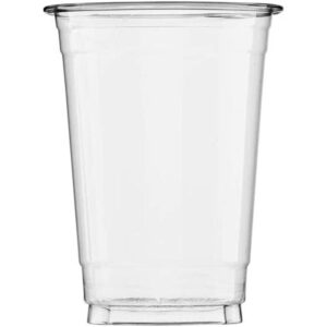 The Delight Plus Disposable Plastic Drinking Cups are available in a 12-pack. Each cup has a capacity of 1 pint and is clear in color, making them a versatile option for various...