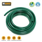 The description "Garden Hose Pipe without Fitting 15 m 3053 (Parcel Rate)" likely refers to a garden hose that is 15 meters long and does not come with any additional fittings...