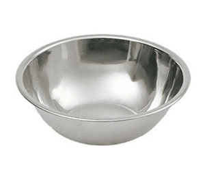 The description you've provided seems to refer to a medium-sized stainless steel mixing bowl, commonly used for catering or kitchen purposes. The dimensions indicate that it has...