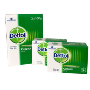 The Dettol Antibacterial Original Soap 2 x 100g Twin Pack - Case of 6 typically refers to a bulk package of Dettol's antibacterial soap. Each twin pack contains two bars of...