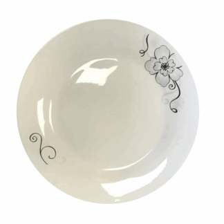 The "Dining Appetiser Plate White Floral Design 18 cm 7069" is a small plate typically used for serving appetizers. It features a white floral design, giving it an elegant and...