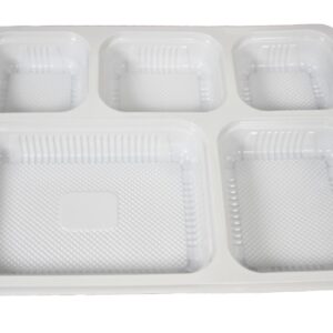 The Disposable Plastic 5 Section Tray, model SK-1290, is designed for weddings and special occasions. Each tray measures 30cm x 23cm and comes in a pack of 25. These trays are...