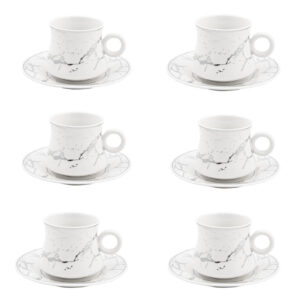 The Durane Raku Tea Set is a 12-piece collection in a white-gold color scheme, each piece with a capacity of 200ml. The item code for this set is 10522. It is listed under...