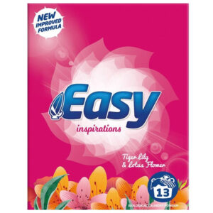 The Easy Laundry Powder with a 13-wash formula features a Tiger Lily & Lotus Flower scent and comes in an 884g package. When you purchase a case, it includes six of these...