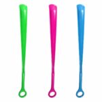 The "Easy Shoe Care Plastic Shoe Horn" is a practical tool designed to make putting on shoes easier without bending or straining. This particular model is 44cm long, providing...