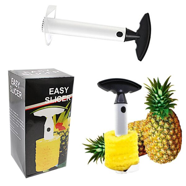 The Easy Slicer Pineapple Corer Slicer Peeler Cutter is designed to make the process of preparing pineapple easier and more efficient. The tool is likely designed to core,...