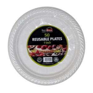 The Eco Wise Reusable Plastic Plate 9" 50 Pack likely refers to a set of eco-friendly, reusable plastic plates with a diameter of 9 inches. These plates are designed to be used...