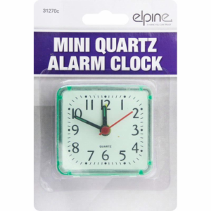 The Elpine Mini Quartz Alarm Clock is a compact and portable timepiece designed for convenience and reliability. It typically features a quartz movement, which ensures accurate...