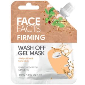 The "Face Facts Firming Wash Off Gel Mask" is a skincare product designed to help firm and tighten the skin. It comes in a 60ml size, and in this instance, it is sold in a case...