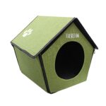 The Foldable Pet Dog Cat House with dimensions 36 x 36 cm is a compact and versatile pet house designed to provide comfort and shelter for small pets. It comes in assorted...