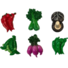 The "Fridge Magnet Vegetable Design 6 cm Assorted Designs 7050" likely refers to a set of fridge magnets that are designed to resemble various vegetables. These magnets are each...