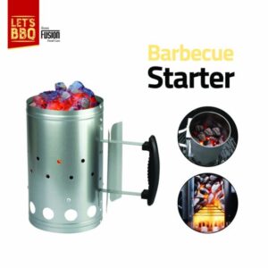 The Garden BBQ Charcoal Starter Steel 17 x 27cm 7808 is a tool designed to help you efficiently and safely light charcoal for your BBQ. It is typically made of durable steel and...