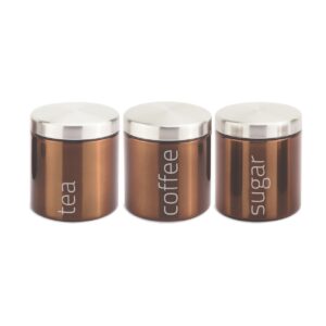 The Gems Airtight Food Canister Set is a three-piece collection designed for effective storage of food items. The set is named "Axinite" and each canister measures 10 x 12 cm....