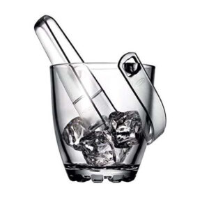 The Glass Ice Bucket with Tongs, model number 53628, is a stylish and practical accessory designed for serving ice at gatherings or events. It has a capacity of 830 ml, making...