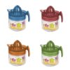 The Glass Lemon Citrus Squeezer with a capacity of 300cc is available in assorted colors. It is identified with the model numbers M240 and S140. The mention of "Parcel Rate"...